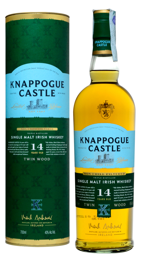 IRISH WHISKEY KNAPPOGUE CASTLE 14 Y.O.