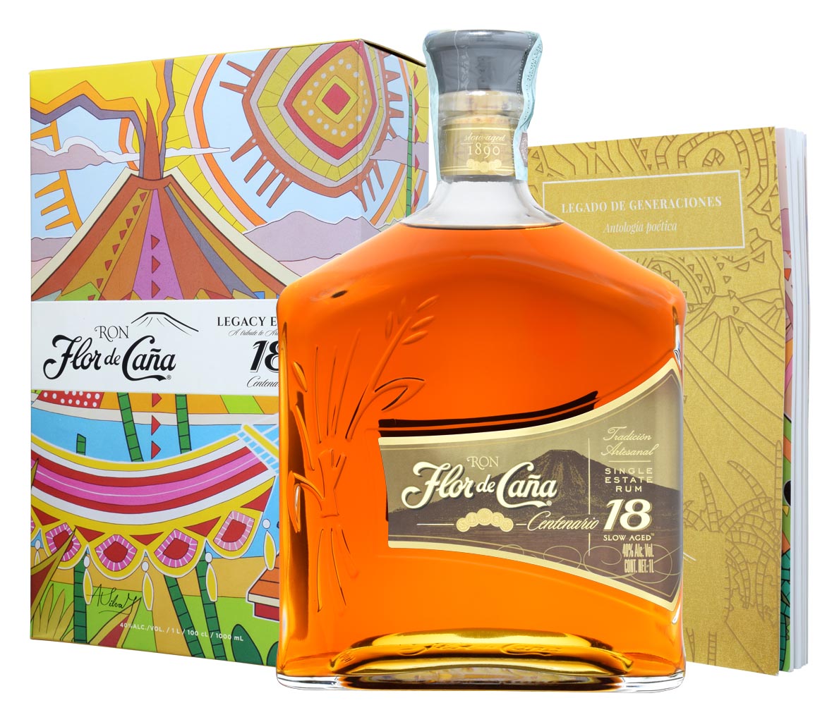 RUM FLOR DE CAÃ‘A 18 Y.O. 1Lt