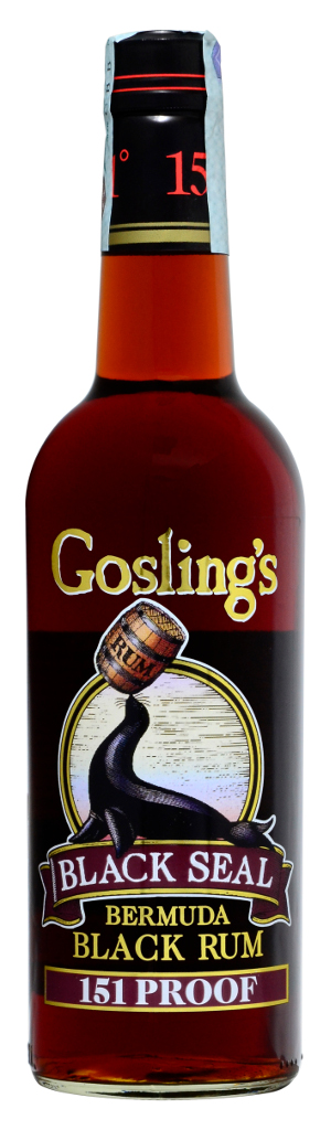RUM GOSLING'S BLACK SEAL 151 PROOF