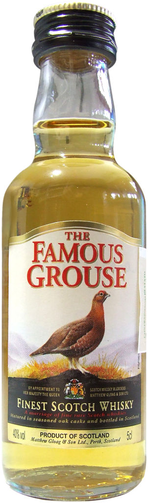 MIGNON SCOTCH WHISKY THE FAMOUS GROUSE