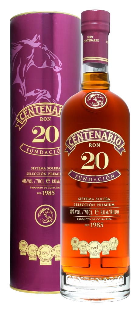 RUM CENTENARIO 20 Y.O