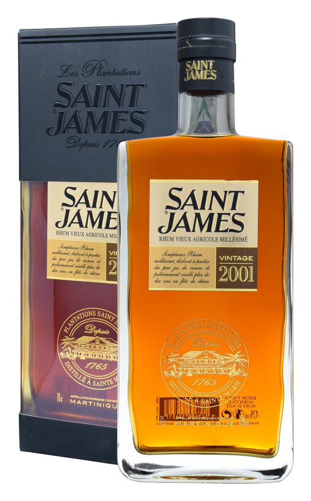 RUM SAINT JAMES VINTAGE 2001