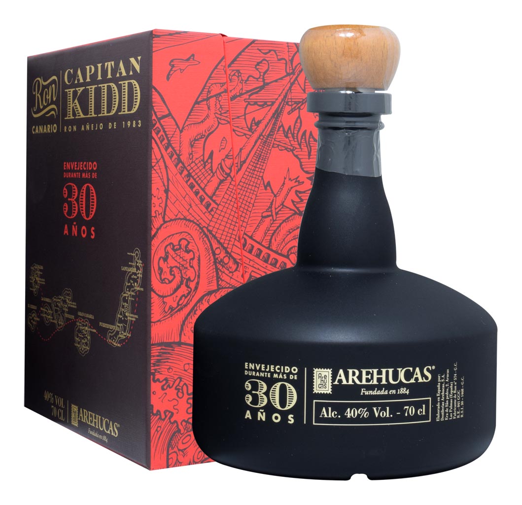 RUM AREHUCAS CAPITAN KIDD 30Y.O.