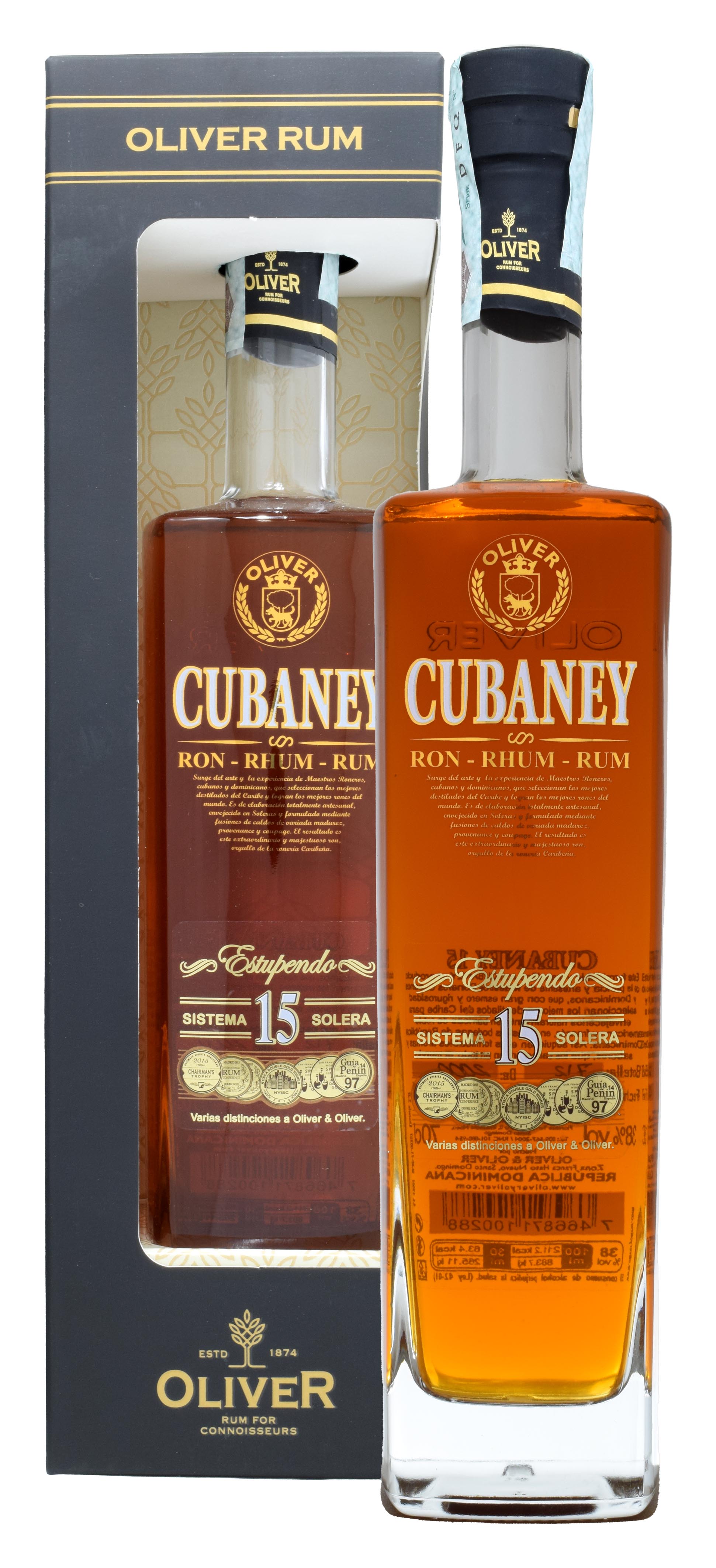 RUM CUBANEY 15 Y.O. ESTUPENDO