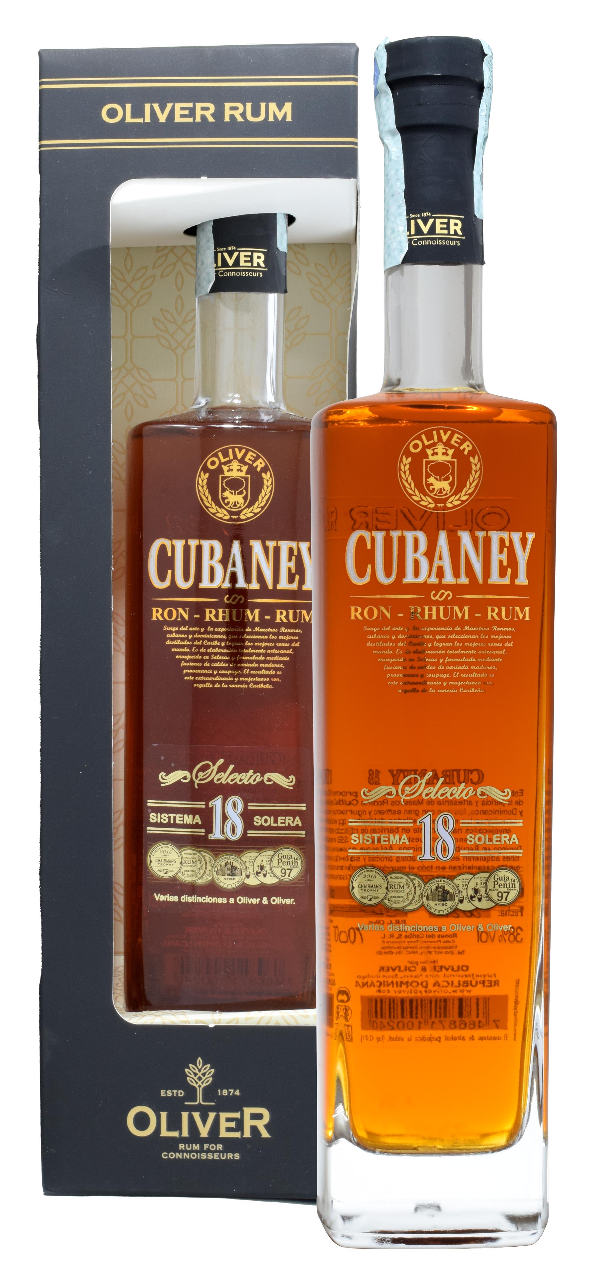 RUM CUBANEY 18 Y.O. SELECTO
