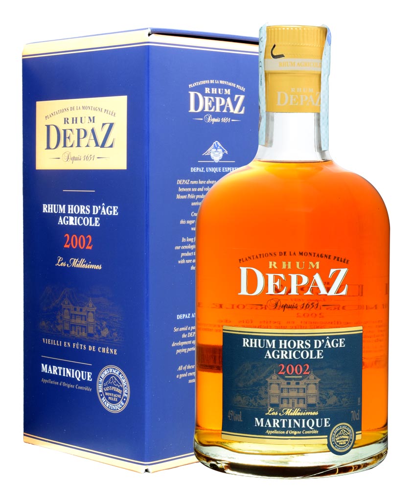 RUM DEPAZ MILLESIME' 2002