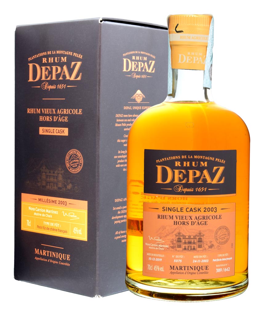 RUM DEPAZ MILLESIME' 2003
