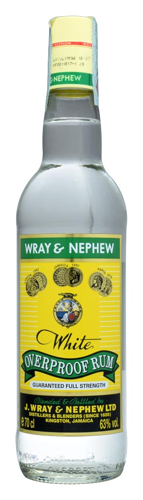 RUM WRAY & NEPHEW OVERPROOF